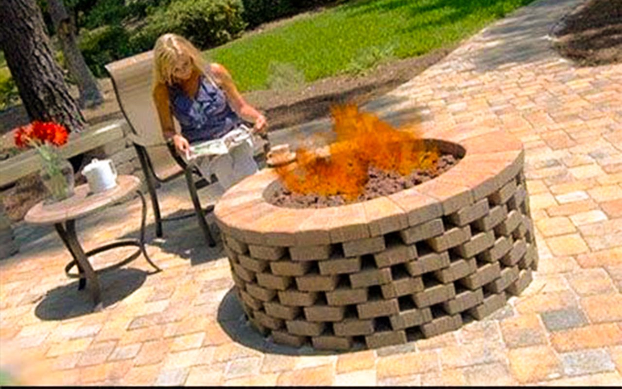 6 -Use-Red-Bricks-for-the-Quick-and-Easy-Semi-Circle-Design