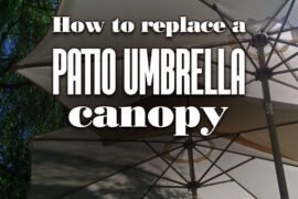 How To Replace A Patio Umbrella Canopy