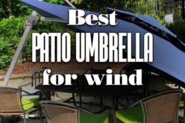 What Is The best Patio Umbrella For Wind